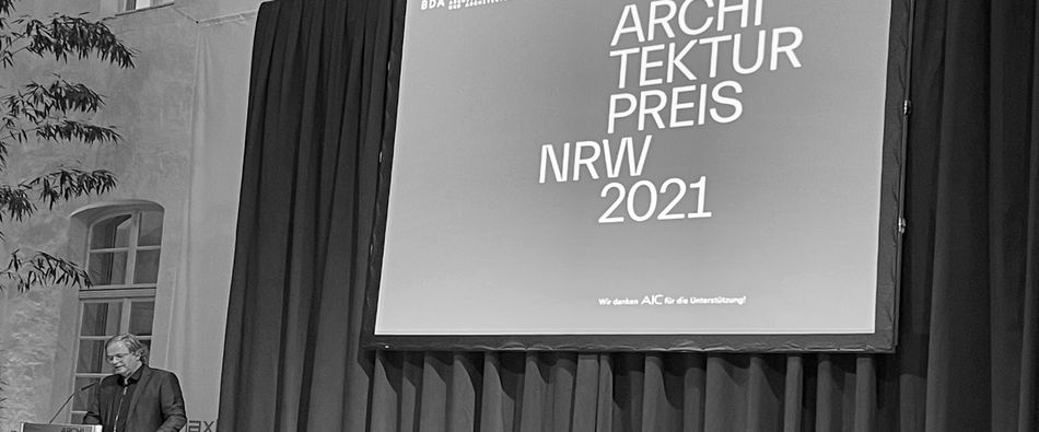 Architekturpreisverleihung NRW 2021 mit besonderer Unterstützung durch AIC